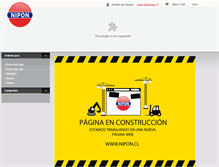 Tablet Screenshot of nipon.cl